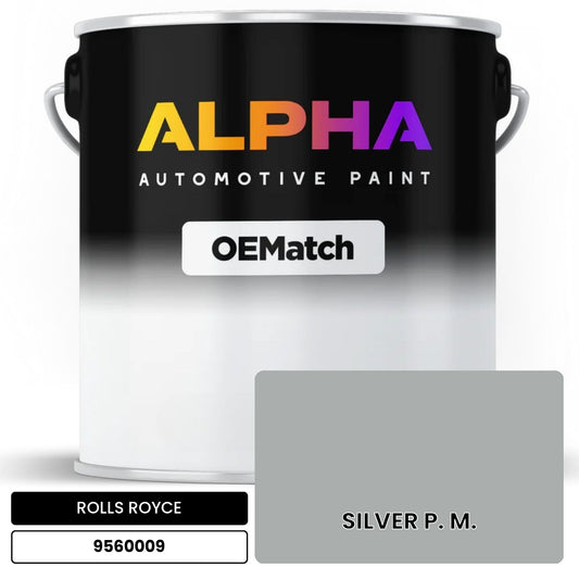 ROLLS ROYCE SILVER P. M. 9560009 OEMatch Basecoat