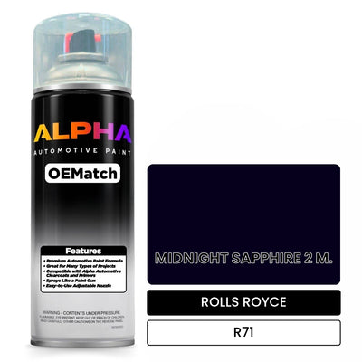 ROLLS ROYCE MIDNIGHT SAPPHIRE 2 M. R71 | OEMatch Automotive Spraycan