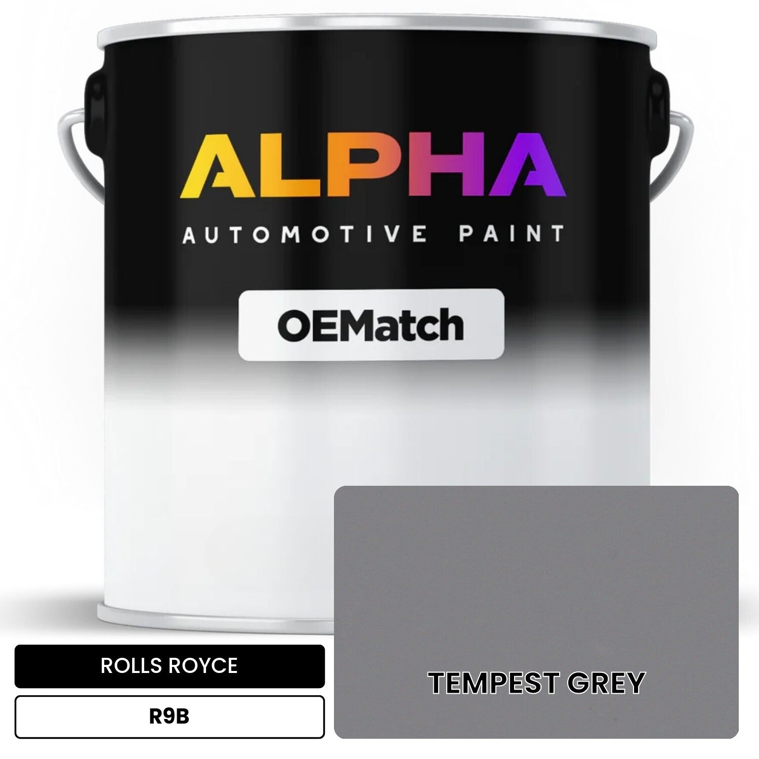 ROLLS ROYCE TEMPEST GREY R9B OEMatch Basecoat