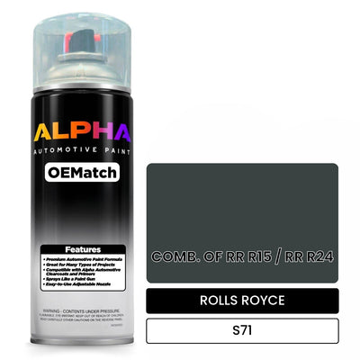 ROLLS ROYCE COMB. OF RR R15 / RR R24 S71 | OEMatch Automotive Spraycan