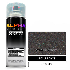 ROLLS ROYCE TUNGSTEN GREY P. 9560081 | OEMatch Automotive Spraycan