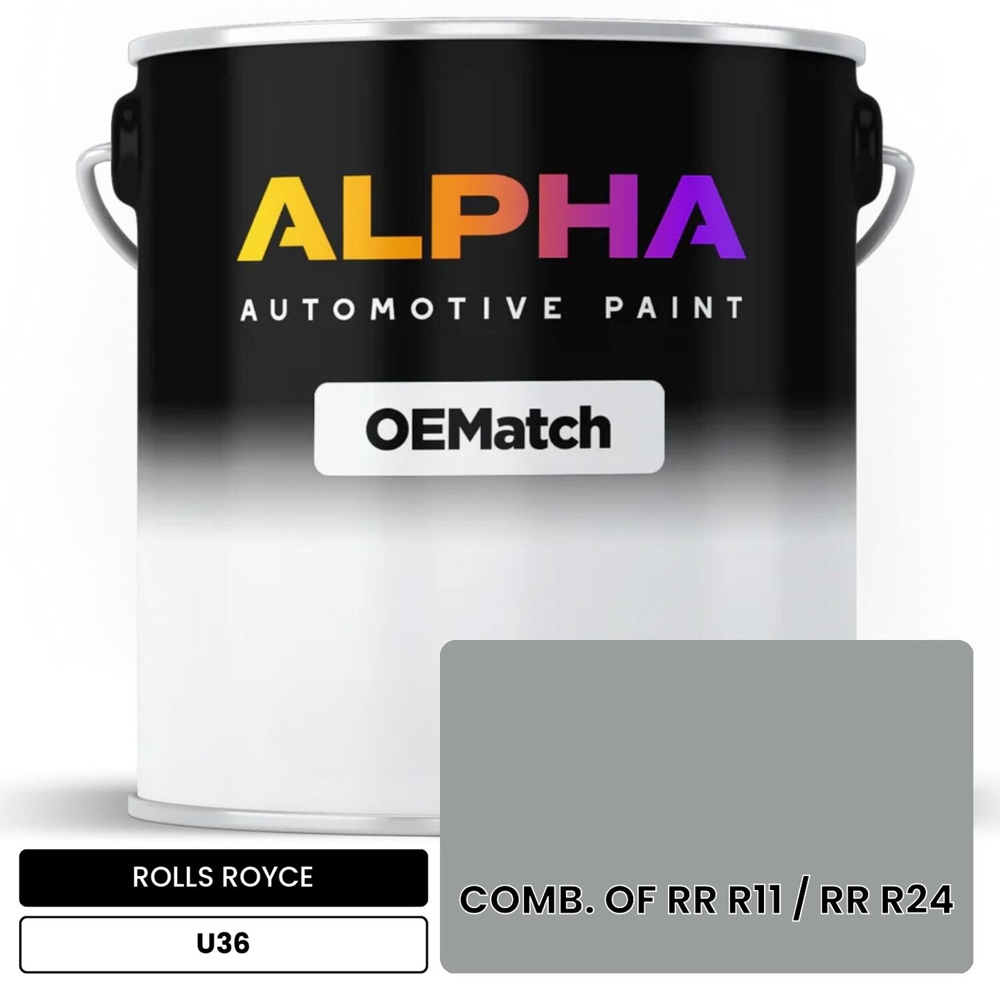 ROLLS ROYCE COMB. OF RR R11 / RR R24 U36 OEMatch Basecoat