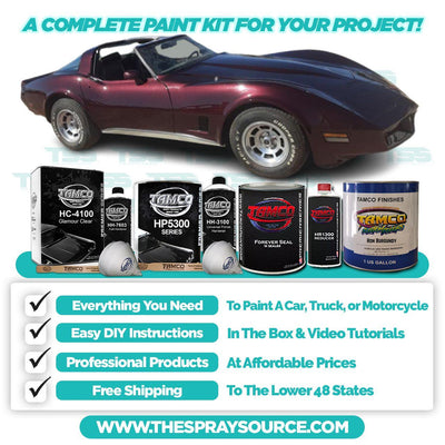 Ron Burgundy Pearl Extra Large Car Kit (Grey Ground Coat) - The Spray Source - Tamco Paint