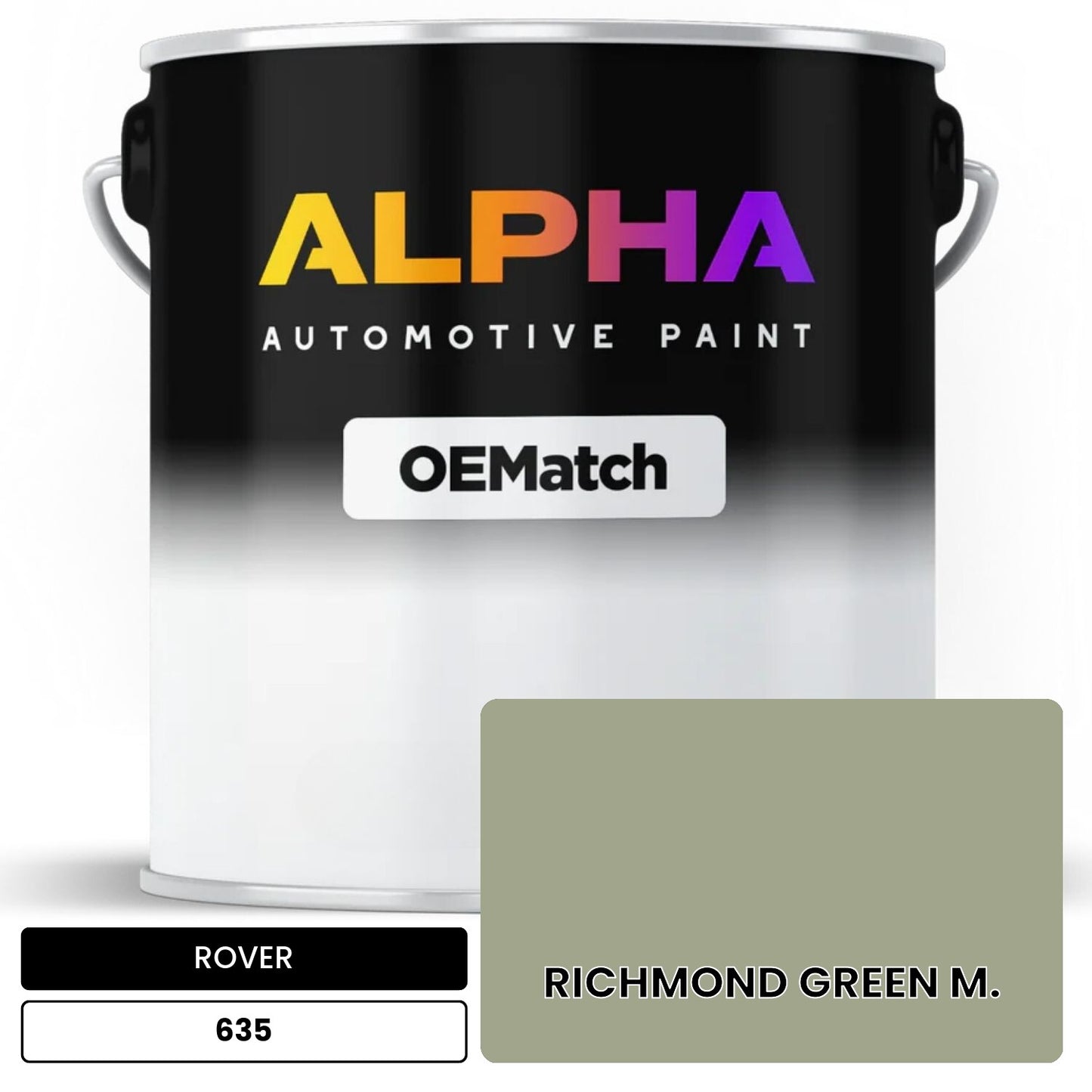 ROVER RICHMOND GREEN M. 635 OEMatch Basecoat
