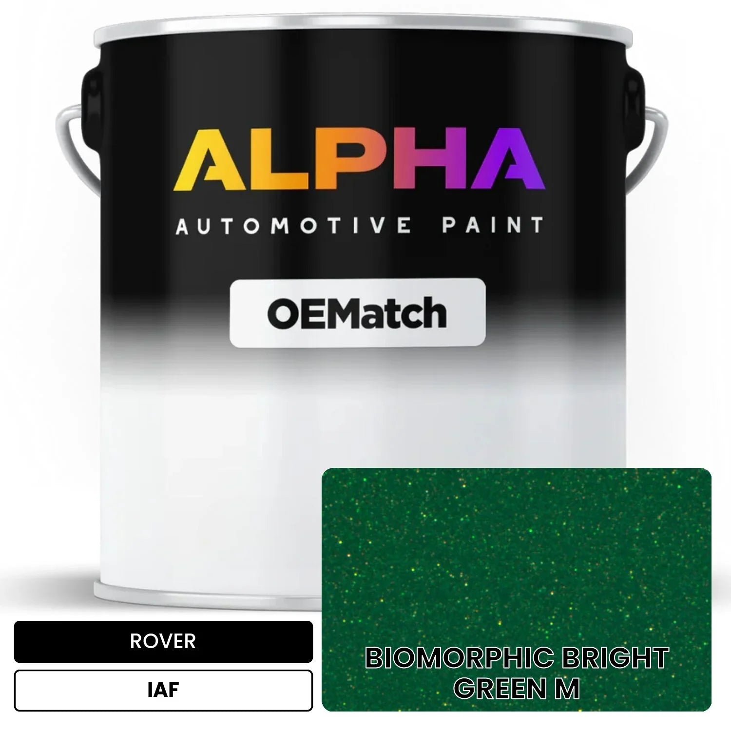 ROVER BIOMORPHIC BRIGHT GREEN M IAF OEMatch Basecoat