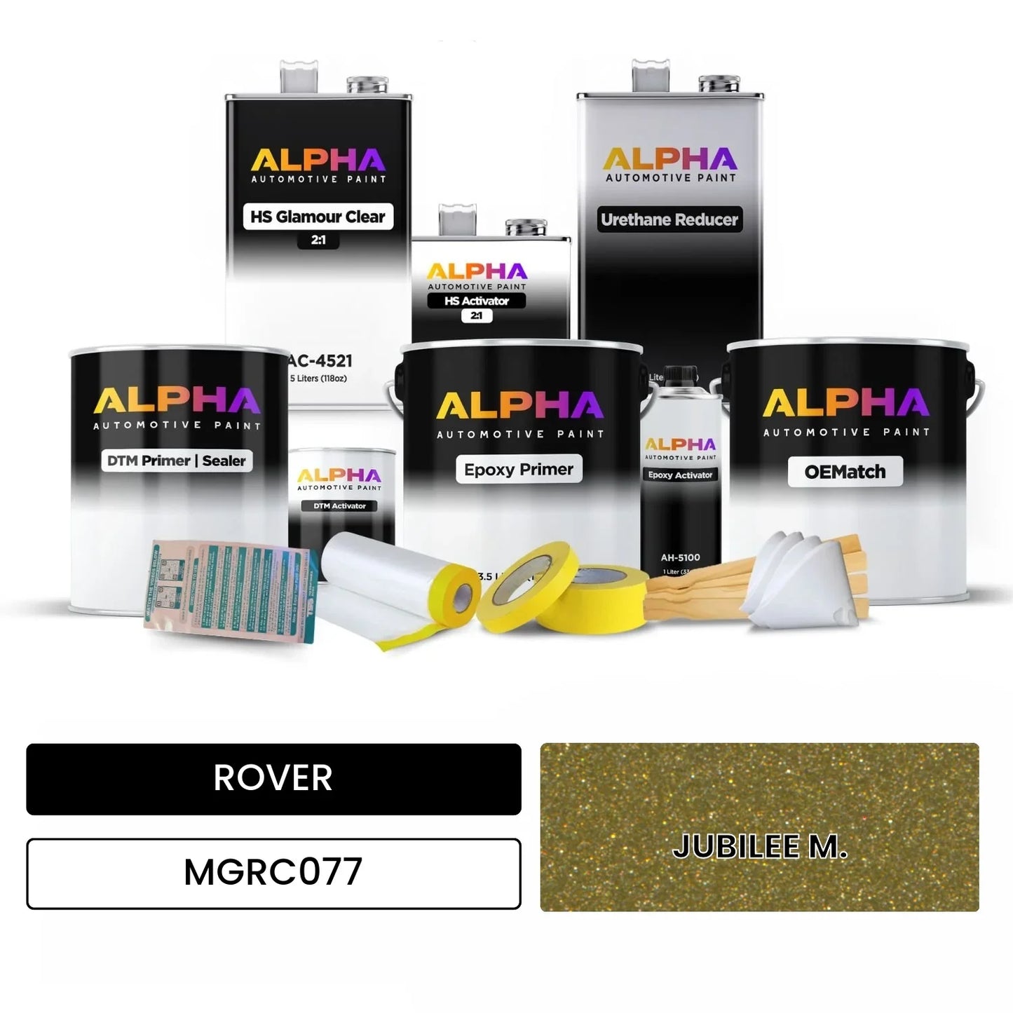 ROVER JUBILEE M. MGRC077 OEMatch Vehicle Paint Kit