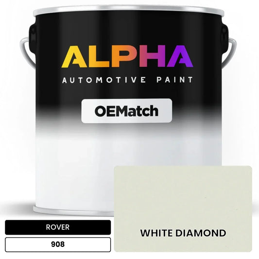 ROVER WHITE DIAMOND 908 OEMatch Basecoat