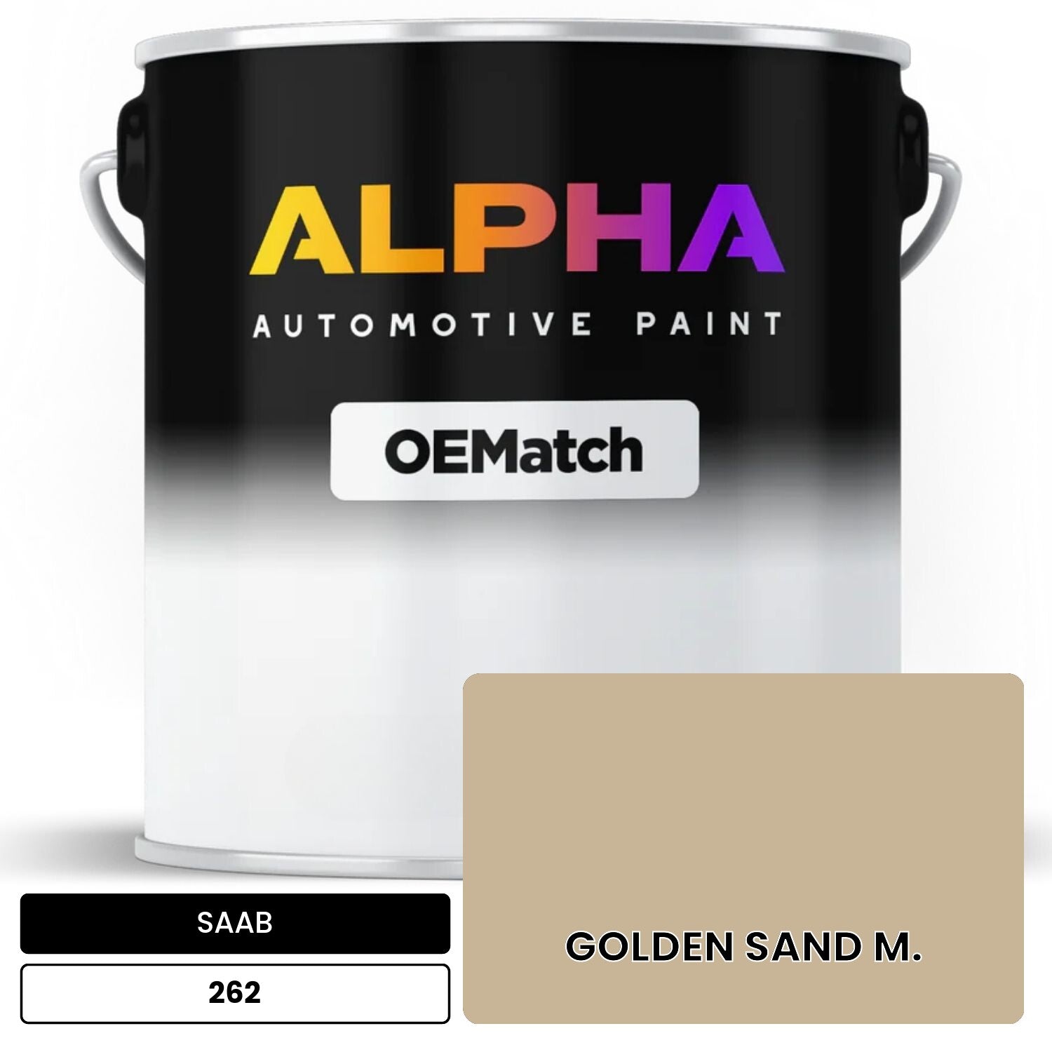 SAAB GOLDEN SAND M. 262 OEMatch Basecoat