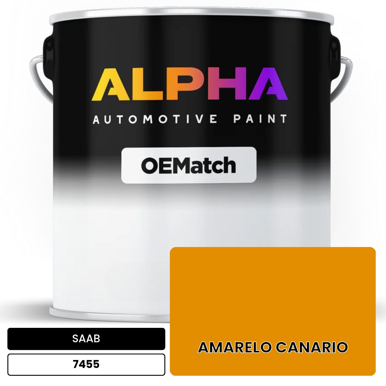 SAAB AMARELO CANARIO 7455 OEMatch Basecoat