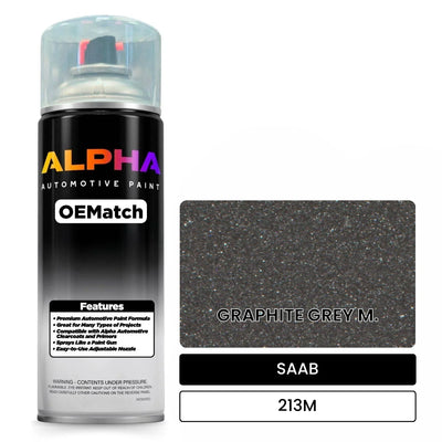 SAAB GRAPHITE GREY M. 213M | OEMatch Automotive Spraycan