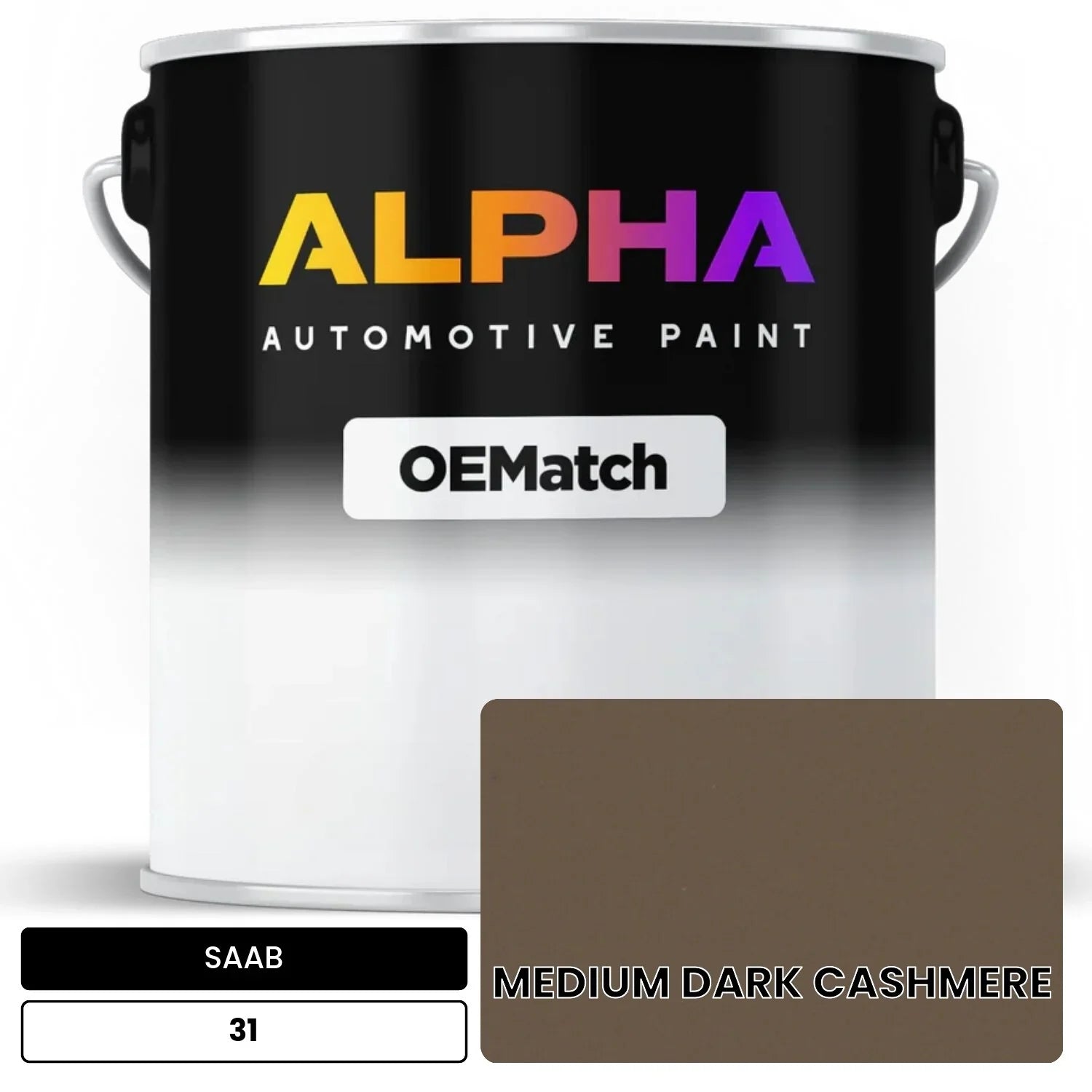 SAAB MEDIUM DARK CASHMERE 31 OEMatch Basecoat