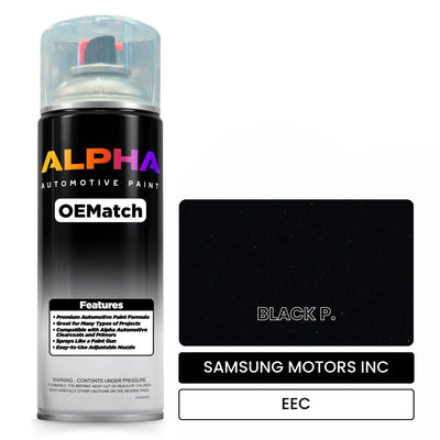 SAMSUNG MOTORS INC BLACK P. EEC | OEMatch Automotive Spraycan