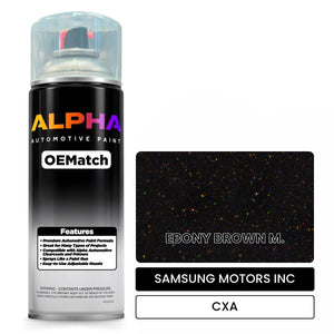 SAMSUNG MOTORS INC EBONY BROWN M. CXA | OEMatch Automotive Spraycan