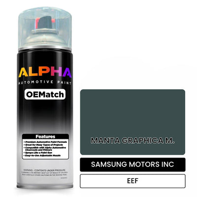 SAMSUNG MOTORS INC MANTA GRAPHICA M. EEF | OEMatch Automotive Spraycan