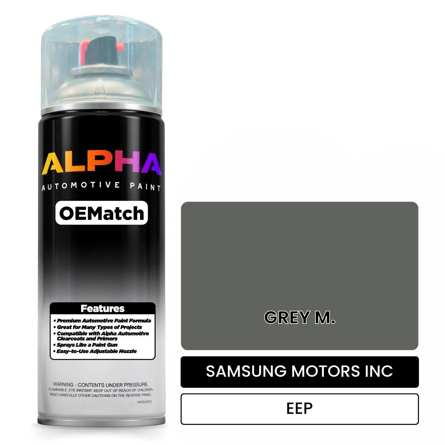 SAMSUNG MOTORS INC GREY M. EEP OEMatch Spraycan