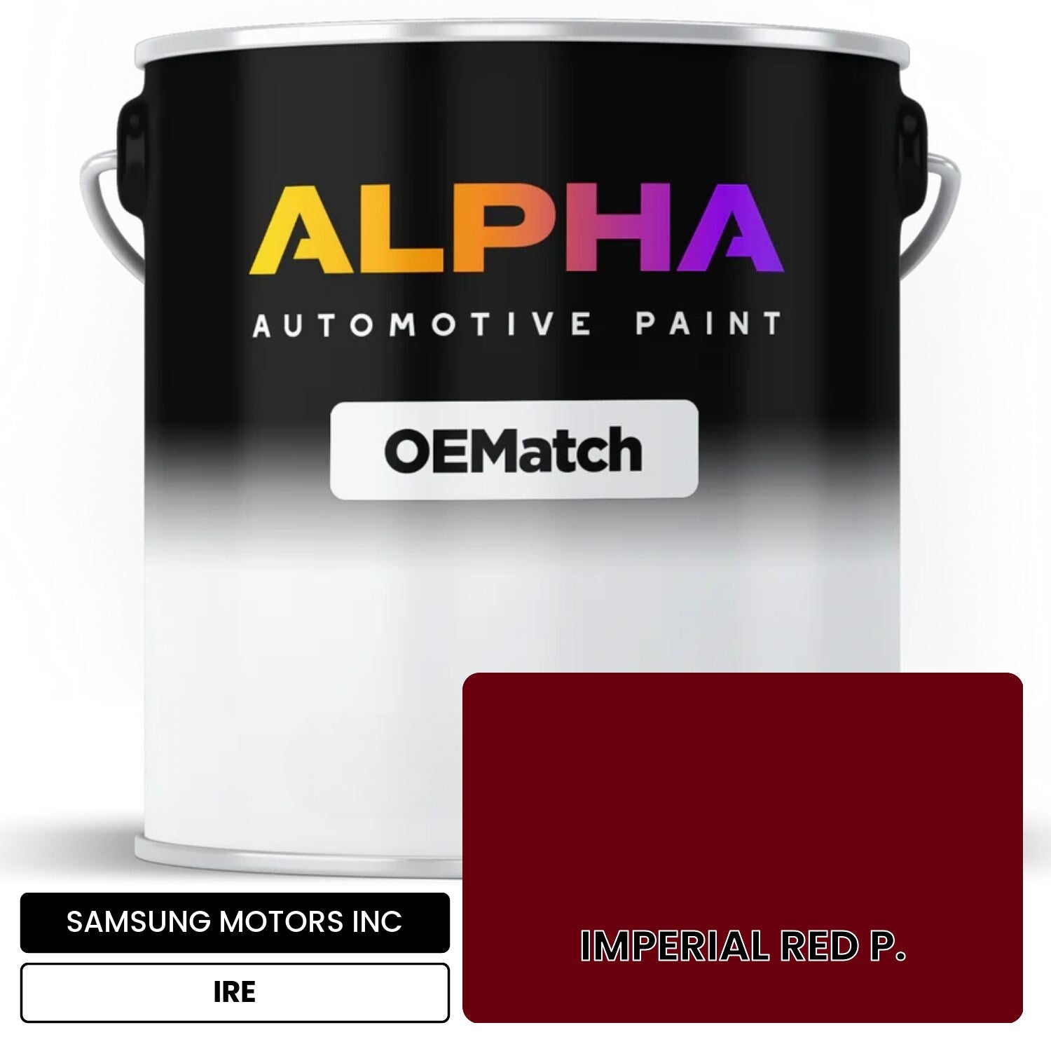 SAMSUNG MOTORS INC IMPERIAL RED P. IRE OEMatch Basecoat