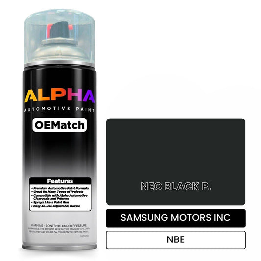 SAMSUNG MOTORS INC NEO BLACK P. NBE OEMatch Spraycan