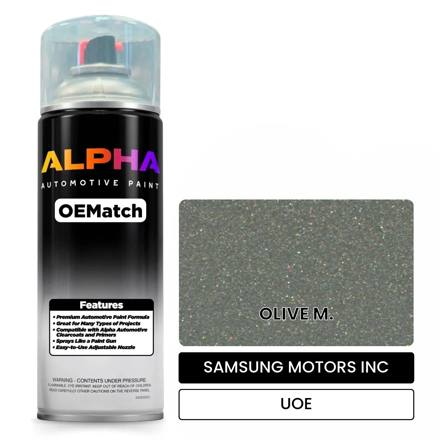 SAMSUNG MOTORS INC OLIVE M. UOE OEMatch Spraycan