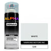 SAMSUNG MOTORS INC WHITE QXB | OEMatch Automotive Spraycan