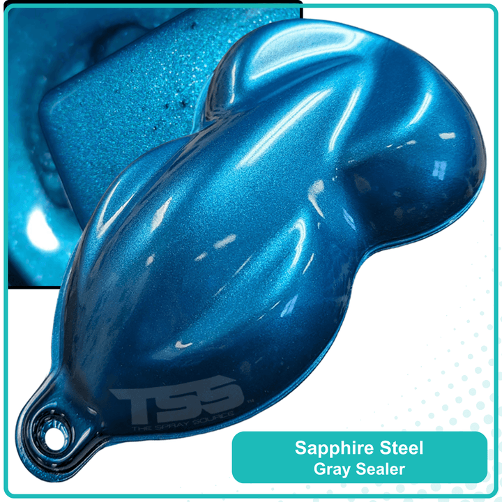 Sapphire Steel Blue Basecoat - The Spray Source - Alpha Pigments