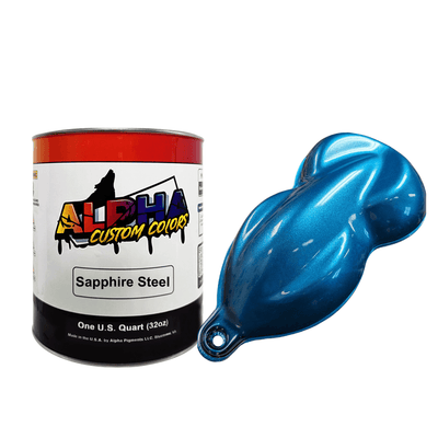 Sapphire Steel Blue Basecoat - The Spray Source - Alpha Pigments