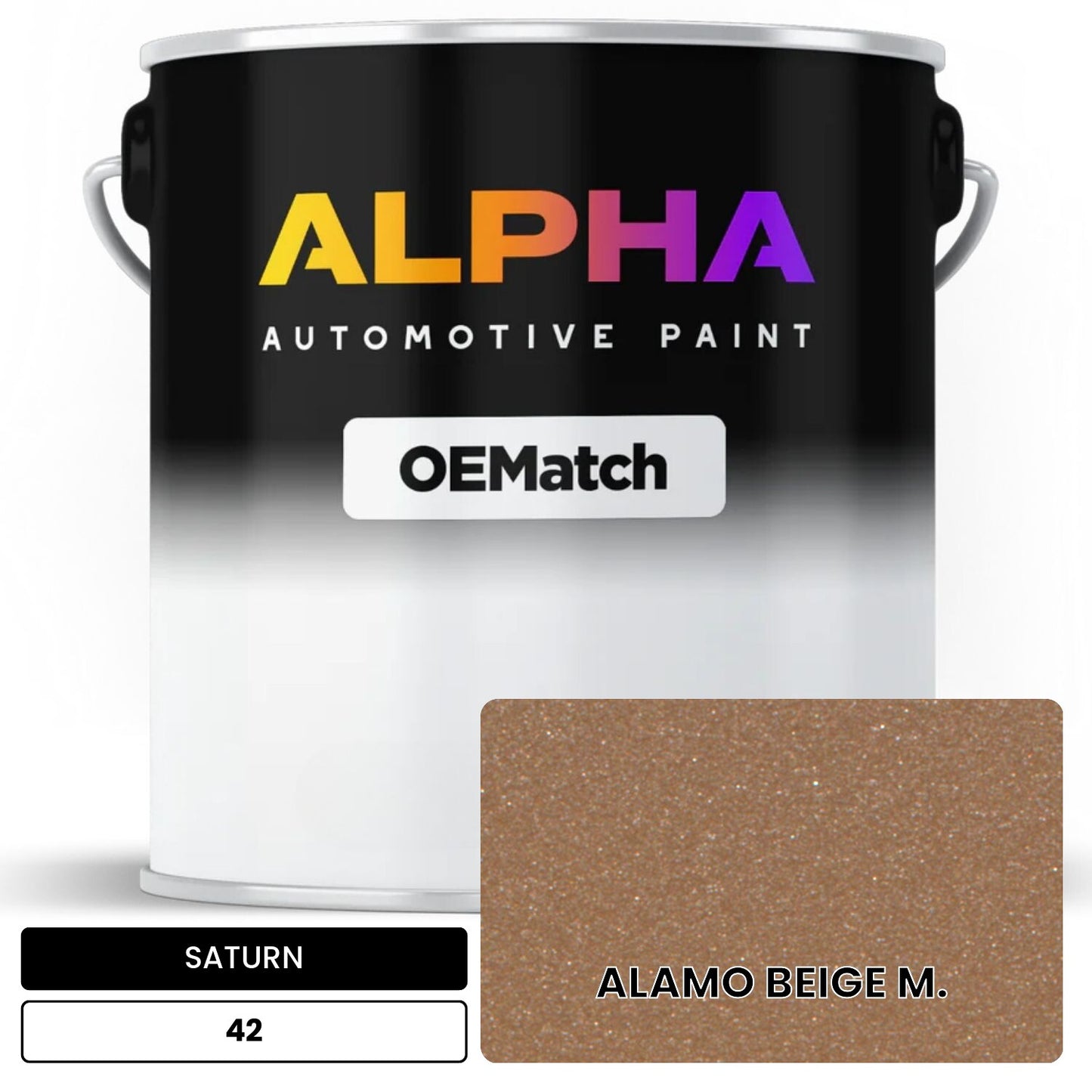 SATURN ALAMO BEIGE M. 42 OEMatch Basecoat