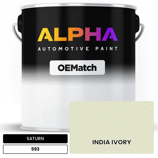 SATURN INDIA IVORY 593 OEMatch Basecoat