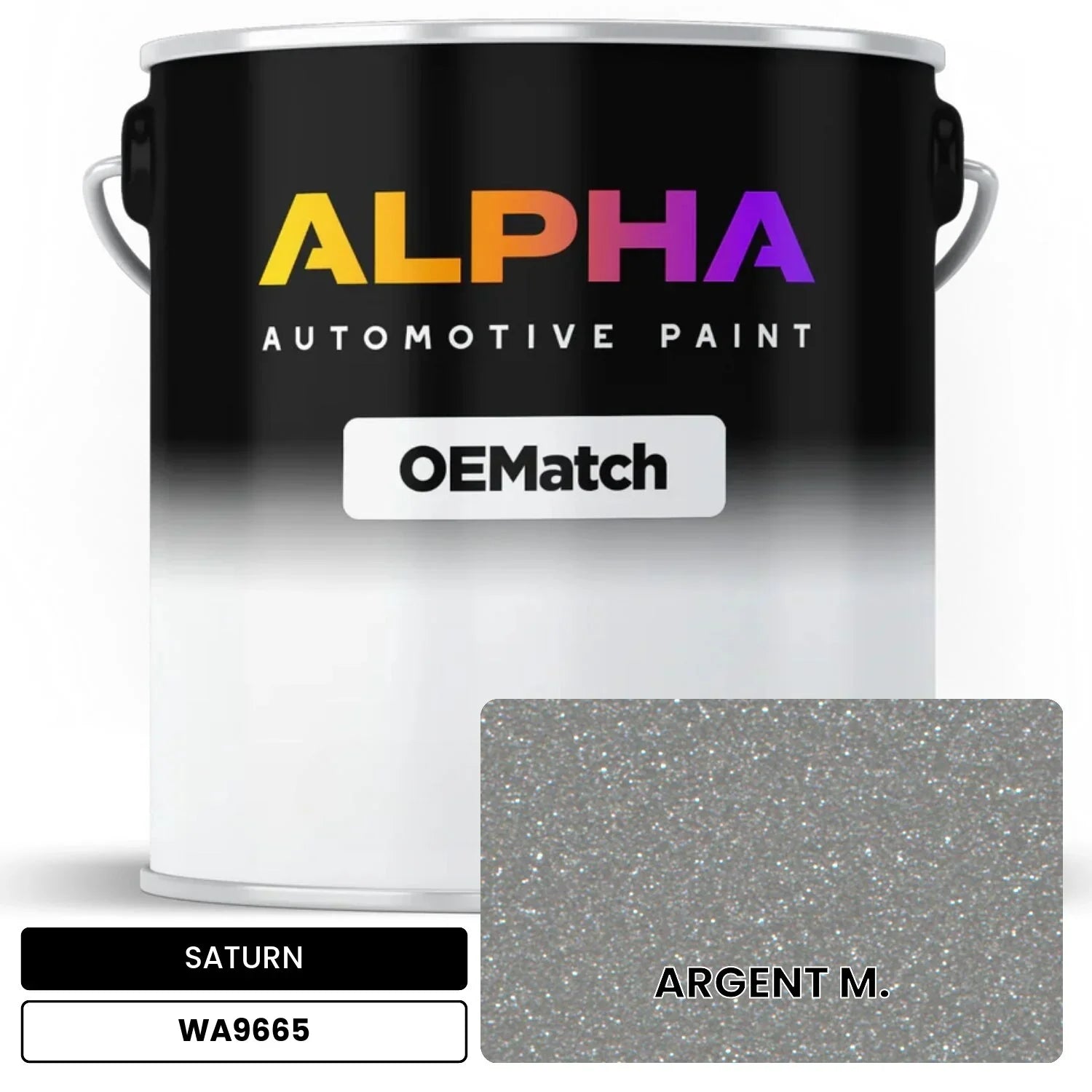 SATURN ARGENT M. WA9665 OEMatch Basecoat