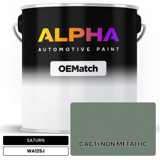 SATURN CACTI NON METALLIC WA125J OEMatch Basecoat