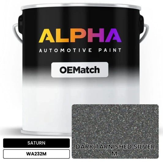 SATURN DARK TARNISHED SILVER M. WA232M OEMatch Basecoat