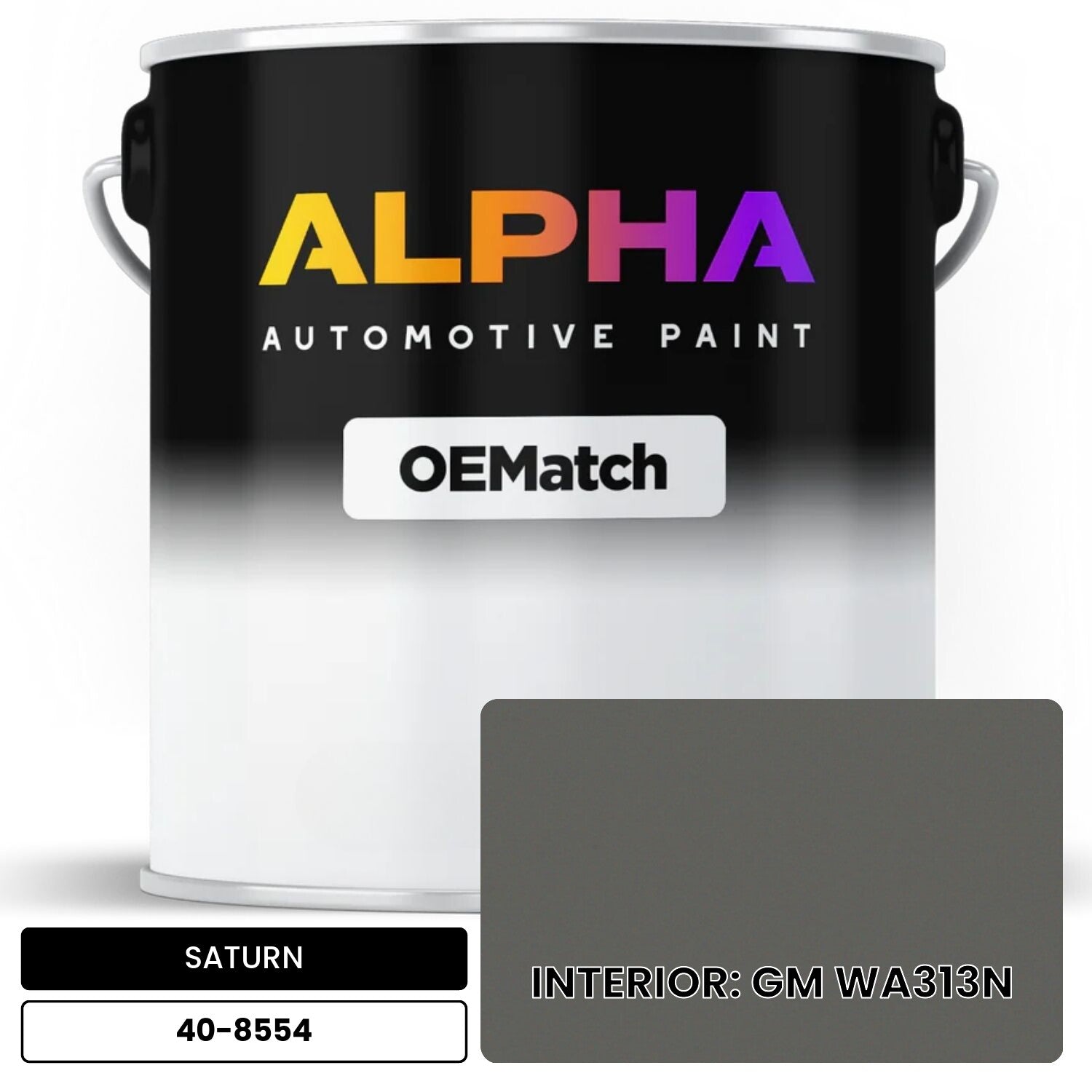 SATURN INTERIOR: GM WA313N 40-8554 OEMatch Basecoat