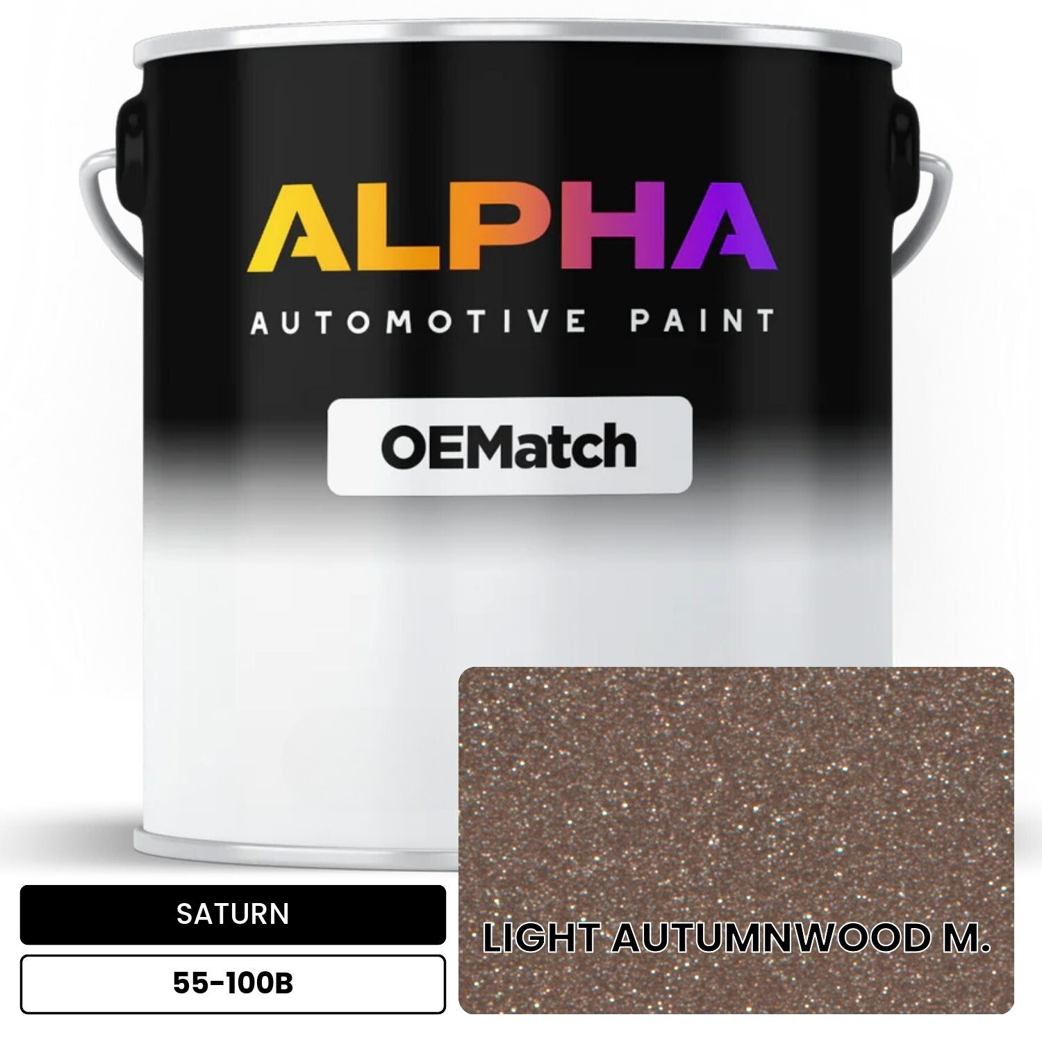 SATURN LIGHT AUTUMNWOOD M. 55-100B OEMatch Basecoat