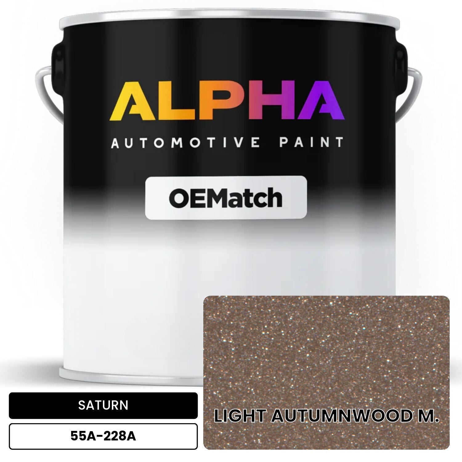 SATURN LIGHT AUTUMNWOOD M. 55A-228A OEMatch Basecoat