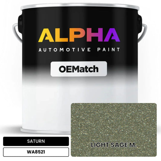 SATURN LIGHT SAGE M. WA8521 OEMatch Basecoat