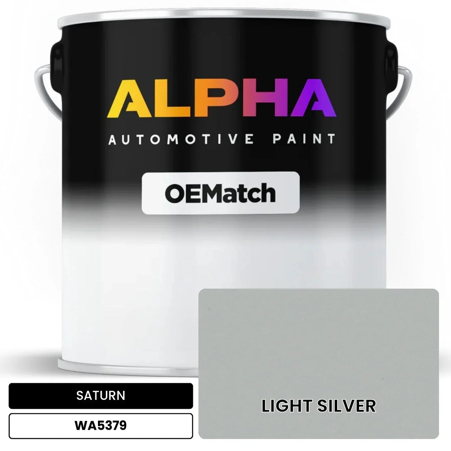 SATURN LIGHT SILVER WA5379 OEMatch Basecoat