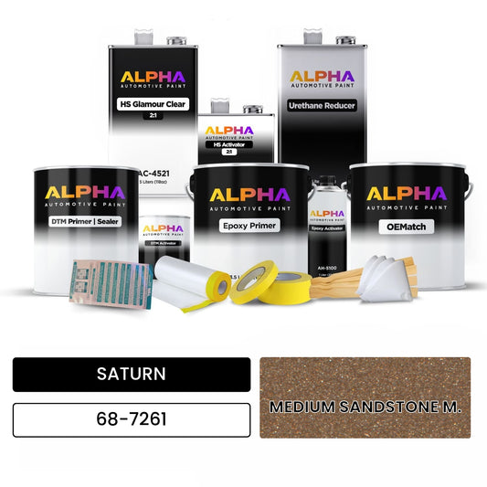 SATURN MEDIUM SANDSTONE M. 68-7261 OEMatch Vehicle Paint Kit