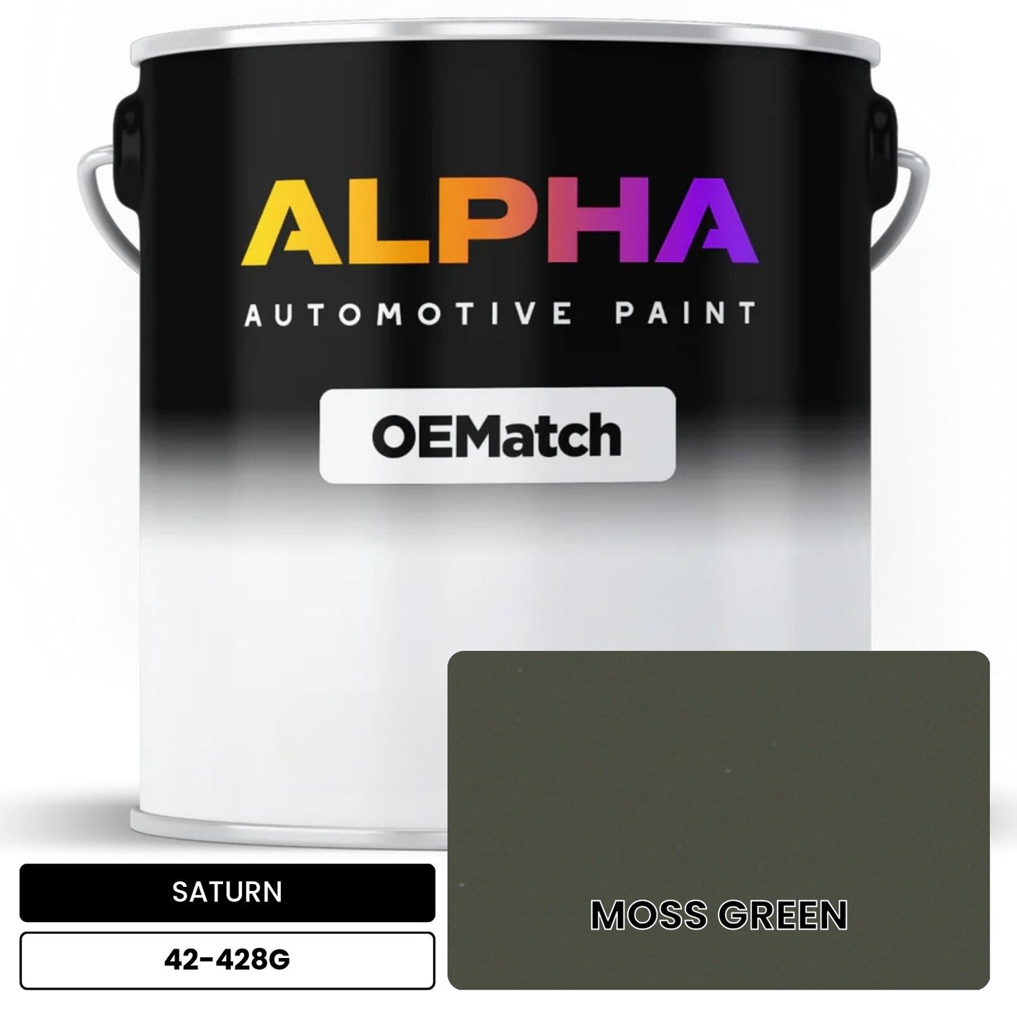 SATURN MOSS GREEN 42-428G OEMatch Basecoat