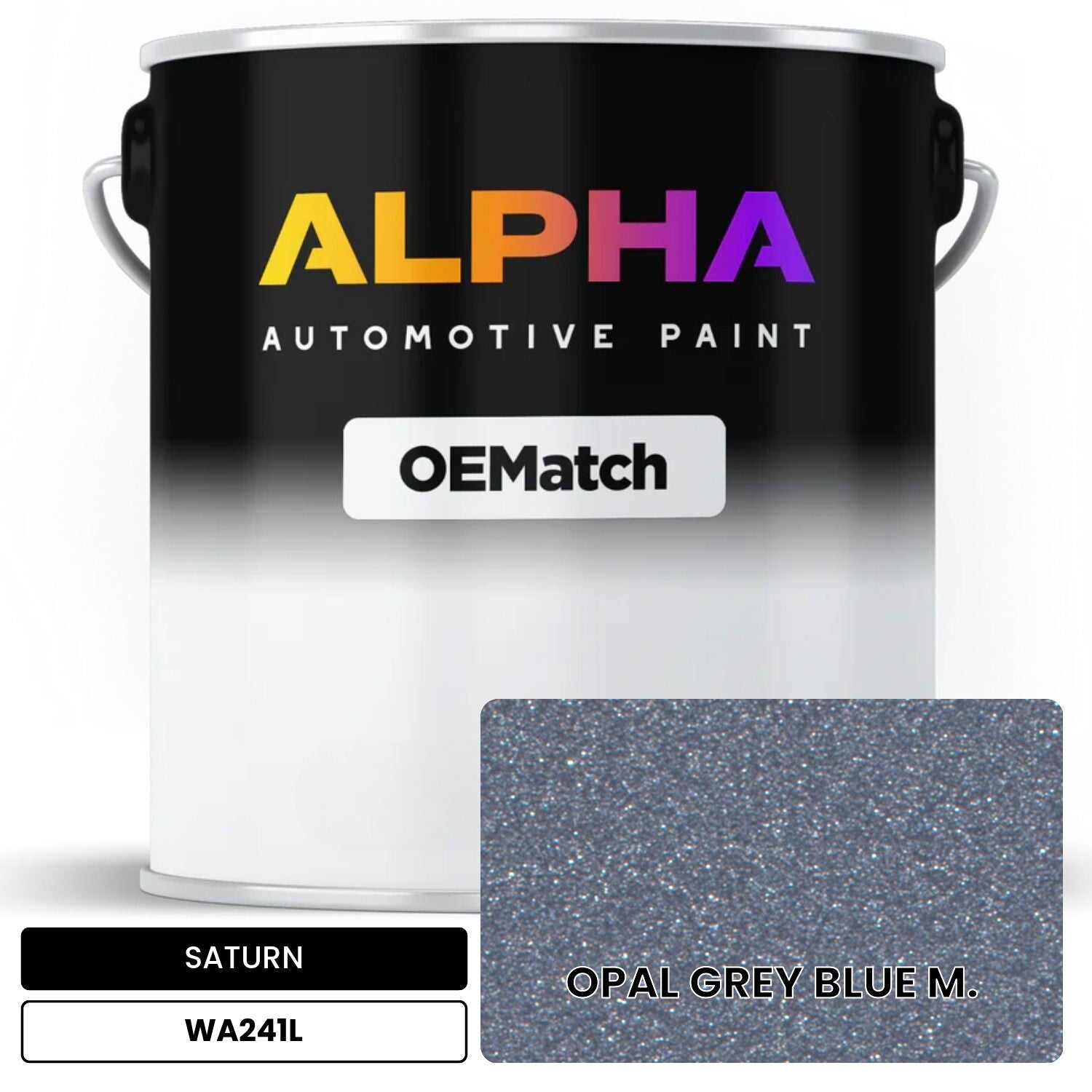 SATURN OPAL GREY BLUE M. WA241L OEMatch Basecoat