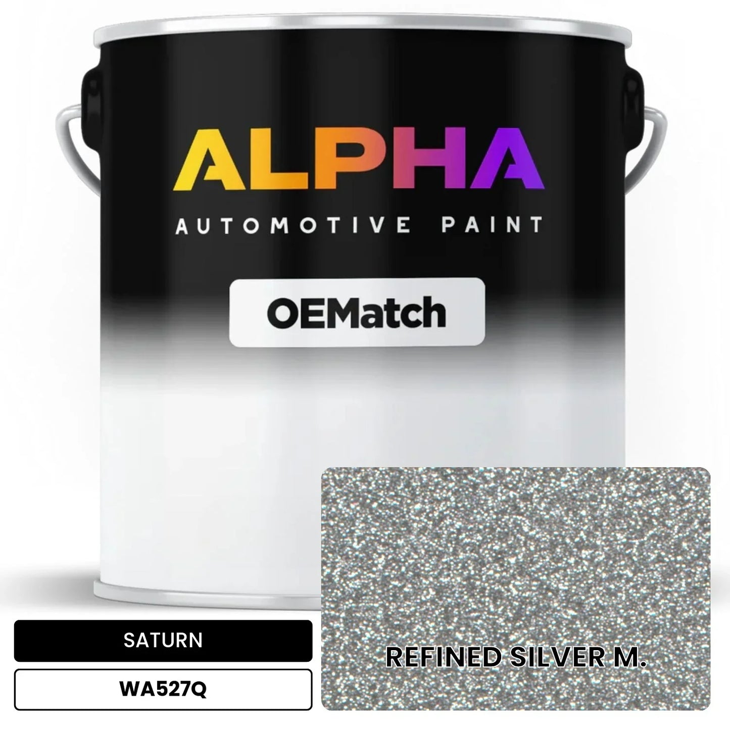 SATURN REFINED SILVER M. WA527Q OEMatch Basecoat