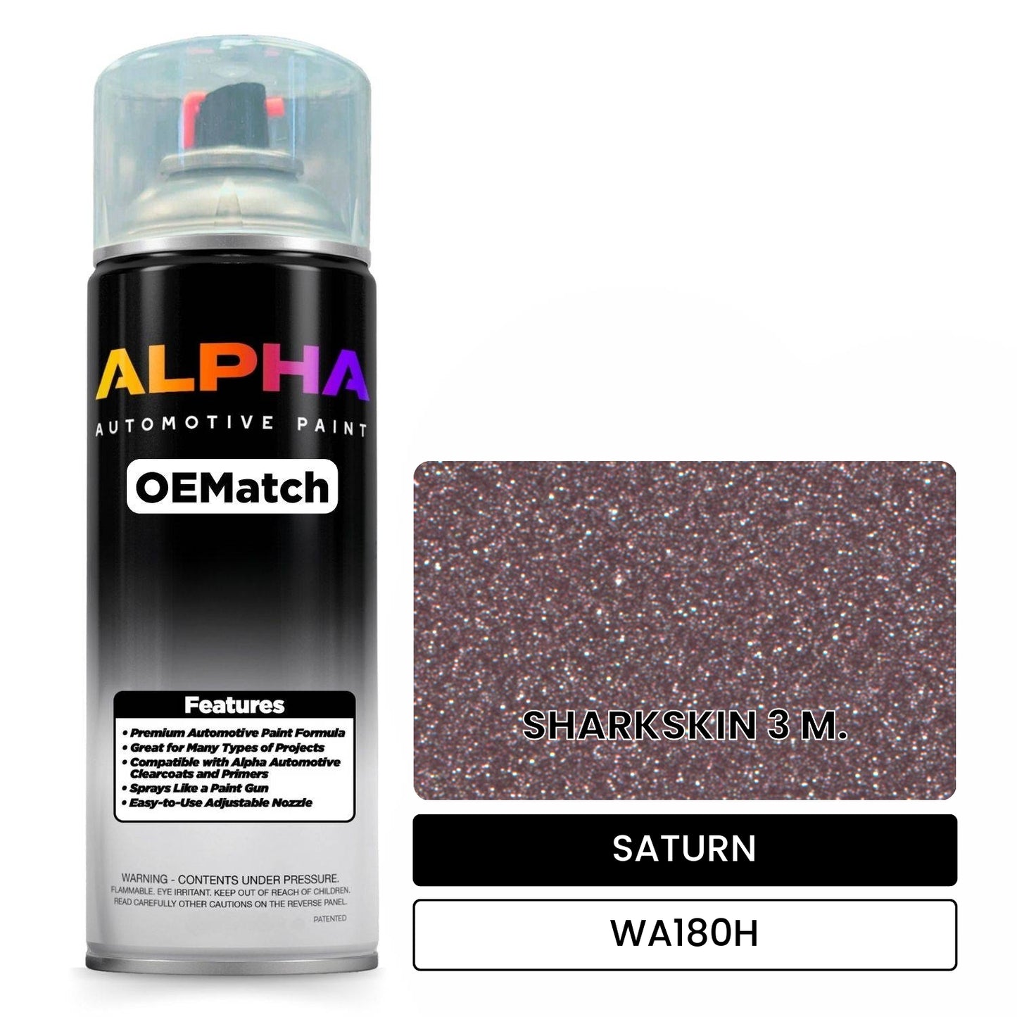 SATURN SHARKSKIN 3 M. WA180H OEMatch Spraycan