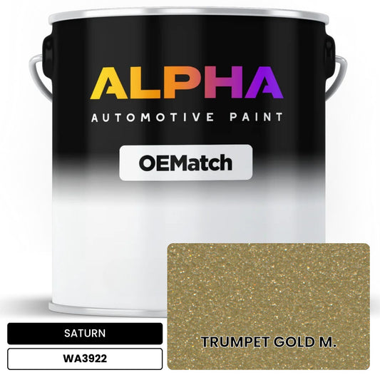 SATURN TRUMPET GOLD M. WA3922 OEMatch Basecoat