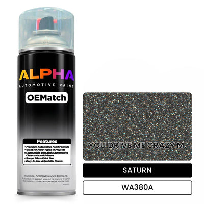 SATURN YOU DRIVE ME CRAZY M. WA380A | OEMatch Automotive Spraycan