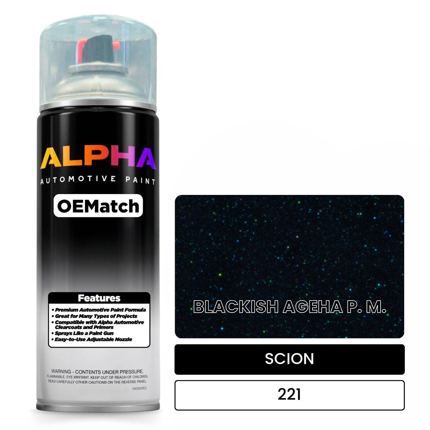 SCION BLACKISH AGEHA P. M. 221 OEMatch Spraycan