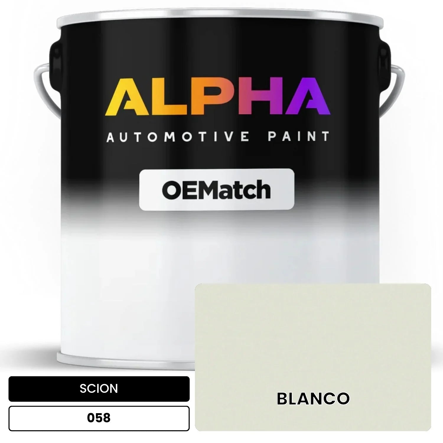 SCION BLANCO 058 OEMatch Basecoat