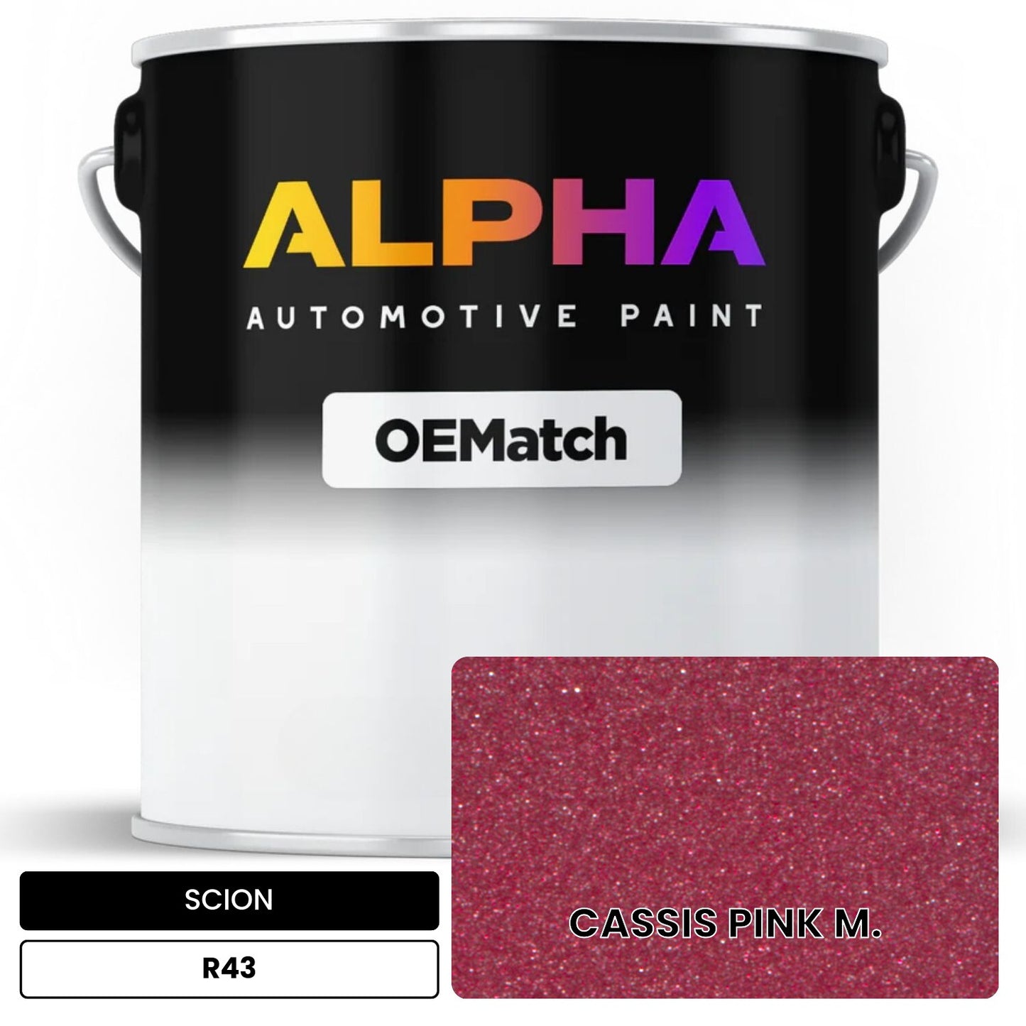 SCION CASSIS PINK M. R43 OEMatch Basecoat