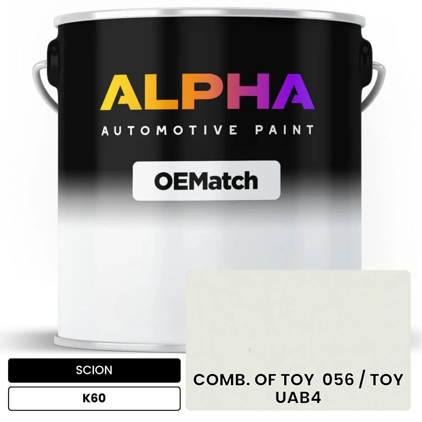 SCION COMB. OF TOY  056 / TOY  UAB4 K60 OEMatch Basecoat