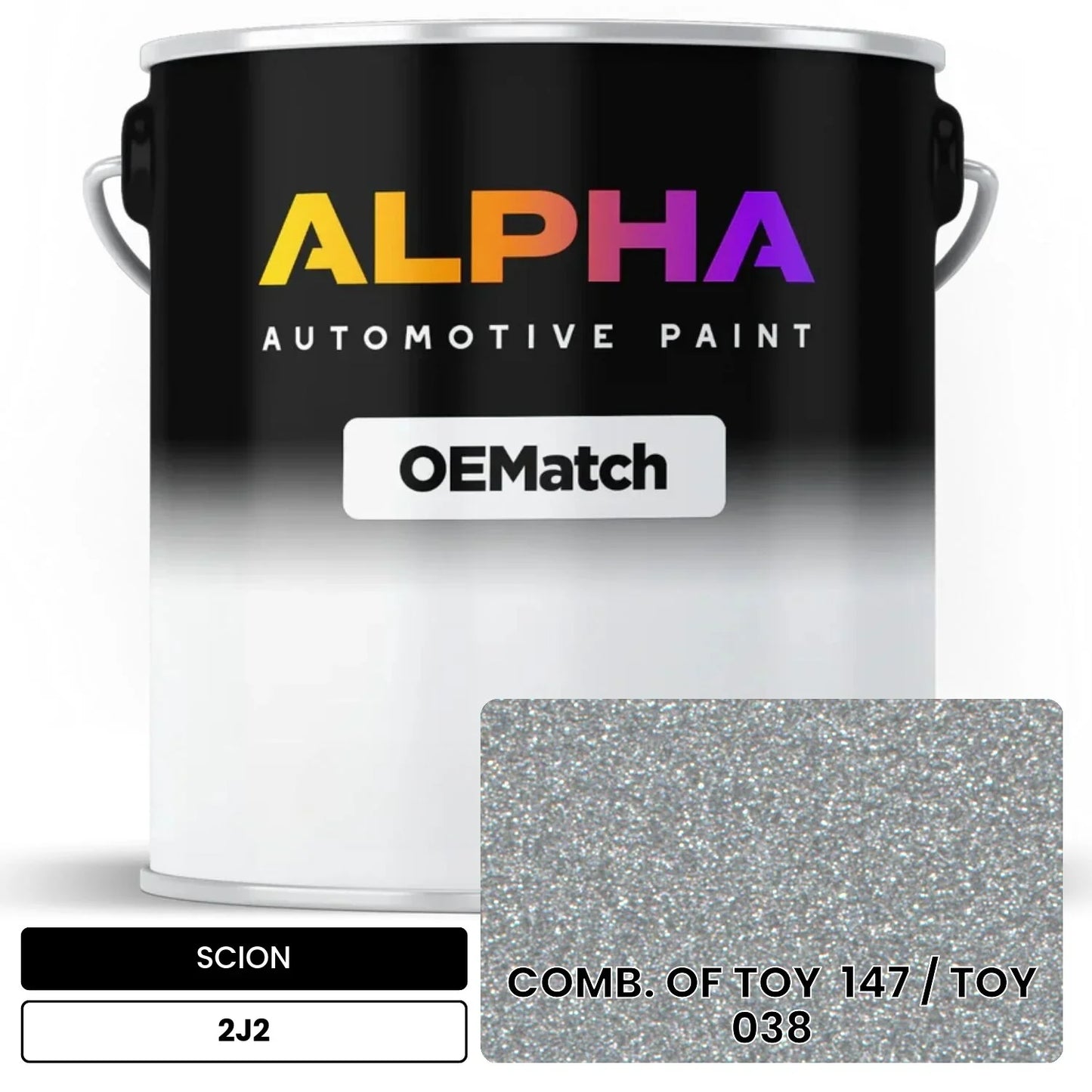 SCION COMB. OF TOY  147 / TOY  038 2J2 OEMatch Basecoat