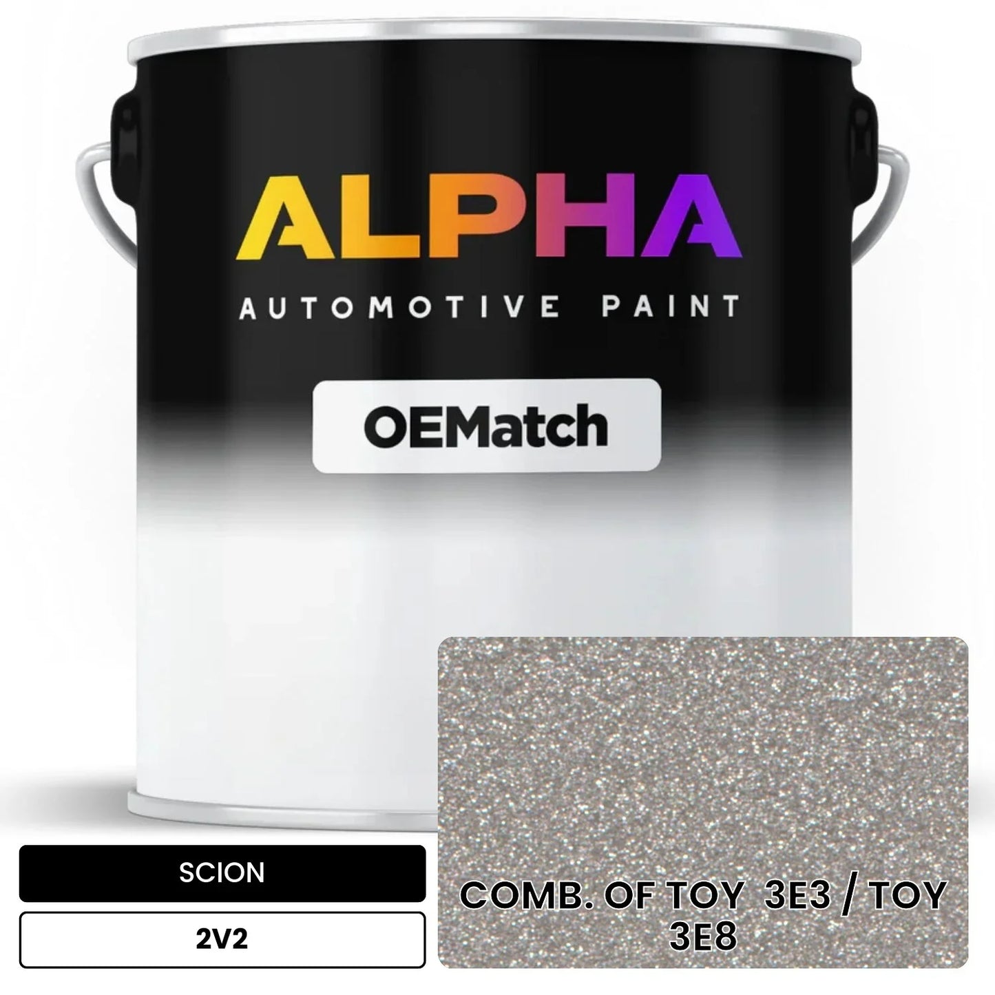 SCION COMB. OF TOY  3E3 / TOY  3E8 2V2 OEMatch Basecoat