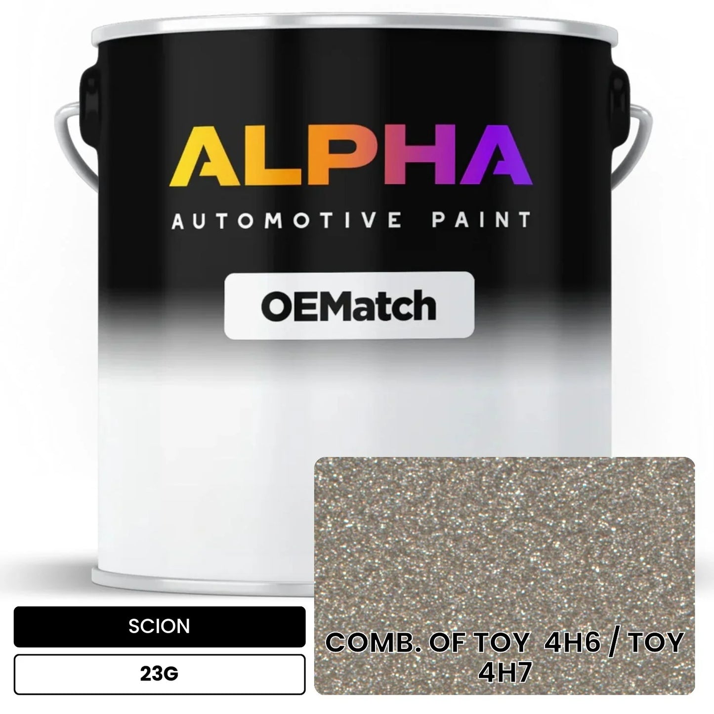 SCION COMB. OF TOY  4H6 / TOY  4H7 23G OEMatch Basecoat