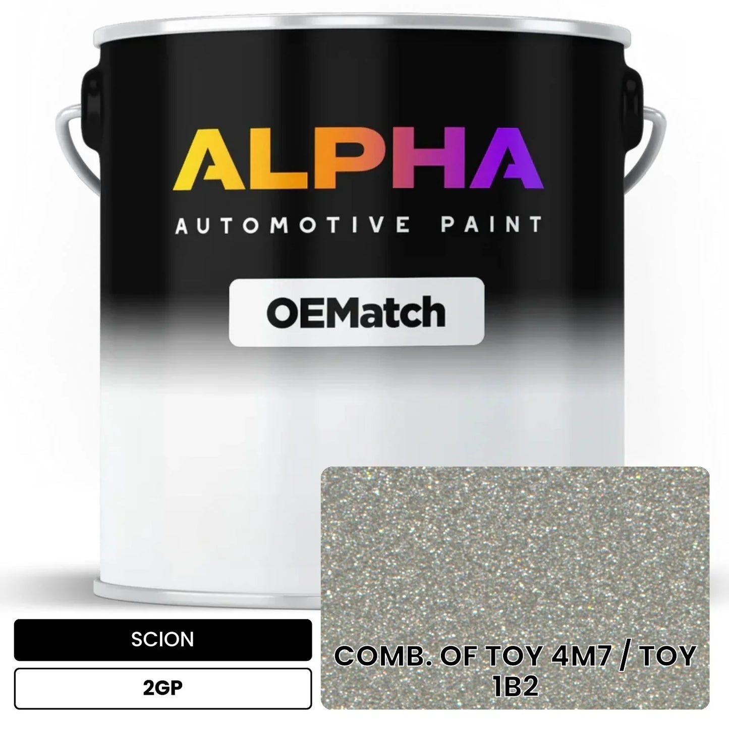SCION COMB. OF TOY 4M7 / TOY 1B2 2GP OEMatch Basecoat
